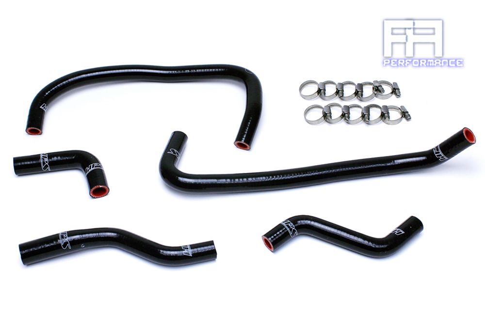 HPS Silicone Heater Coolant Hose Kit For Dodge 13-14 Viper SRT-10 8.4L V10 Black