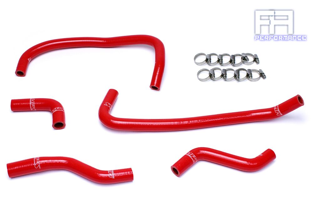 HPS Silicone Heater Coolant Hose Kit For Dodge 13-14 Viper SRT-10 8.4L V10 Red