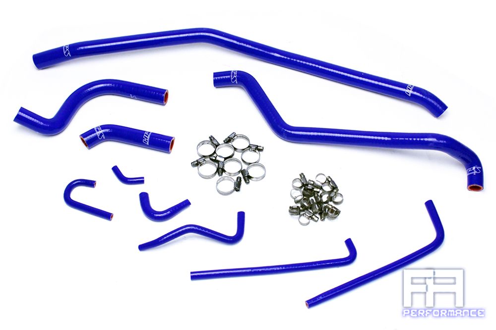 HPS Reinforced Silicone Radiator Coolant Hose Kit For Kawasaki 04-09 KFX700 Blue