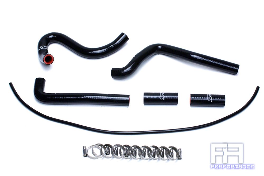 HPS Reinforced Silicone Radiator Coolant Hose Kit For Kawasaki 94-02 KX250 Black