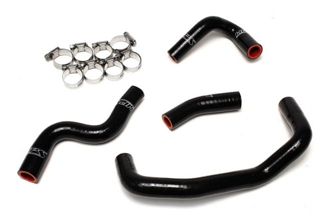 HPS Reinforced Silicone Heater Hose Kit for 06-14 MX5 MX-5 Miata 2.0 2.0L *Black