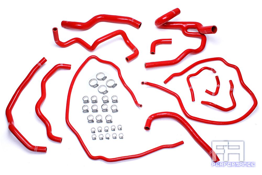 HPS Silicone Radiator + Heater Hose For 07-09 Mazdaspeed 3 Mazdaspeed3 2.3L Red