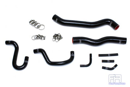 HPS Silicone Radiator Heater Hose Kit For 12-16 Genesis Coupe 3.8L V6 LHD Black