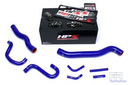 HPS Silicone Radiator Heater Hose Kit For 12-16 Genesis Coupe 3.8L V6 LHD Blue