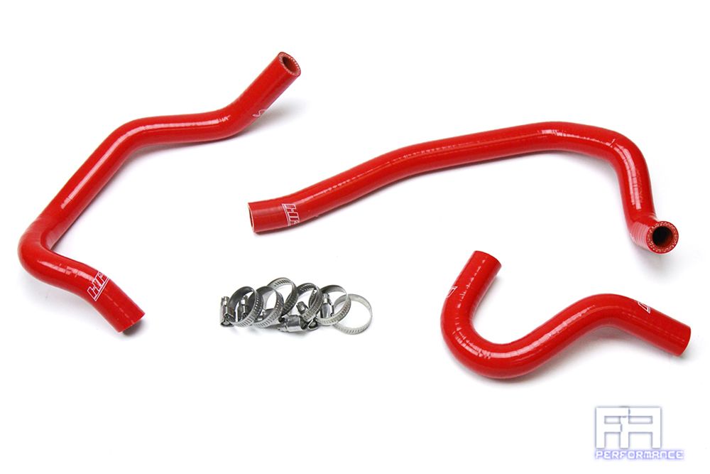 HPS Silicone Heater Coolant Hose Kit For 86-92 Toyota Supra MK3 7MGE 7MGTE - Red