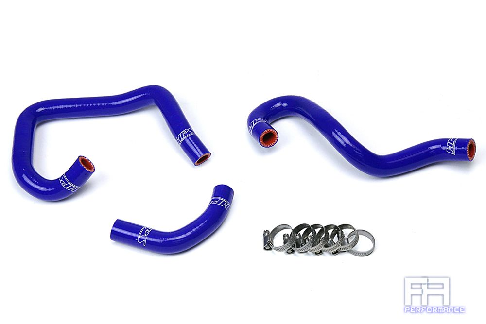 HPS Reinforced Silicone Heater Hose Kit For 93-98 Supra MK4 Turbo 2JZGTE - Blue