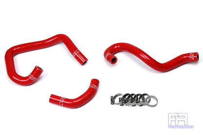 HPS Reinforced Silicone Heater Hose Kit For 93-98 Supra MK4 Turbo 2JZGTE - Red