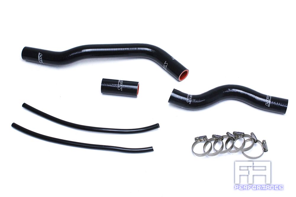 HPS Silicone Radiator Coolant Hose Kit For 01-05 Civic 1.7L Manual Trans Black