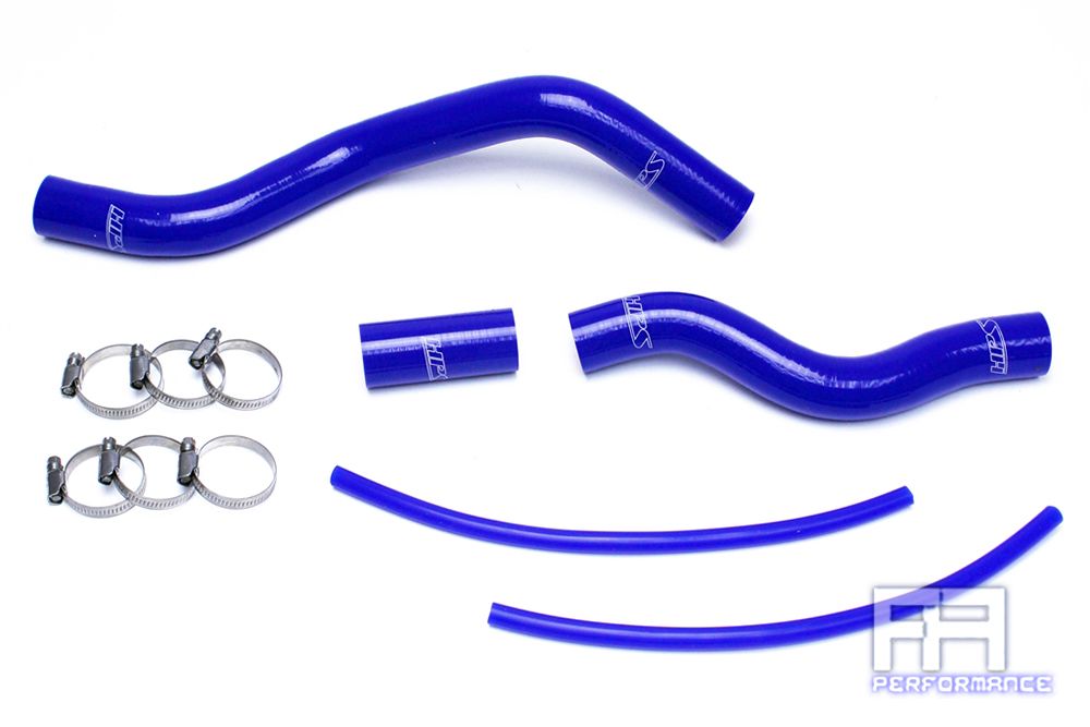 HPS Silicone Radiator Coolant Hose Kit For Honda 01-05 Civic 1.7 Auto Trans Blue