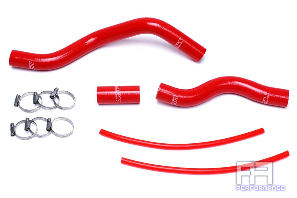 HPS Silicone Radiator Coolant Hose Kit For Honda 01-05 Civic 1.7L Auto Trans Red