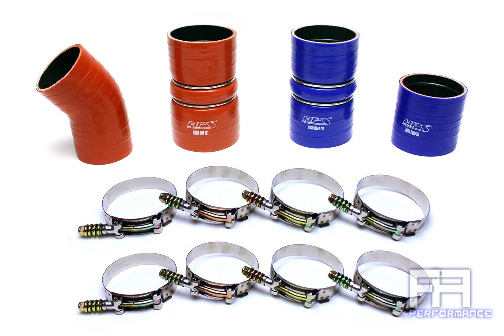 HPS Silicone Intercooler Hose Boots Kit For 05-07 F250 F350 F450 Superduty 6.0L