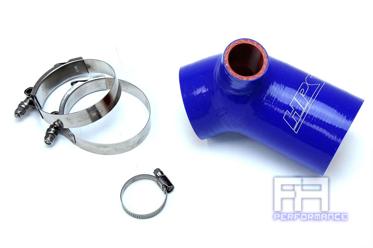 HPS Silicone Post MAF Air Intake Hose For Mazda 16-17 Miata 2.0L Skyactiv Blue