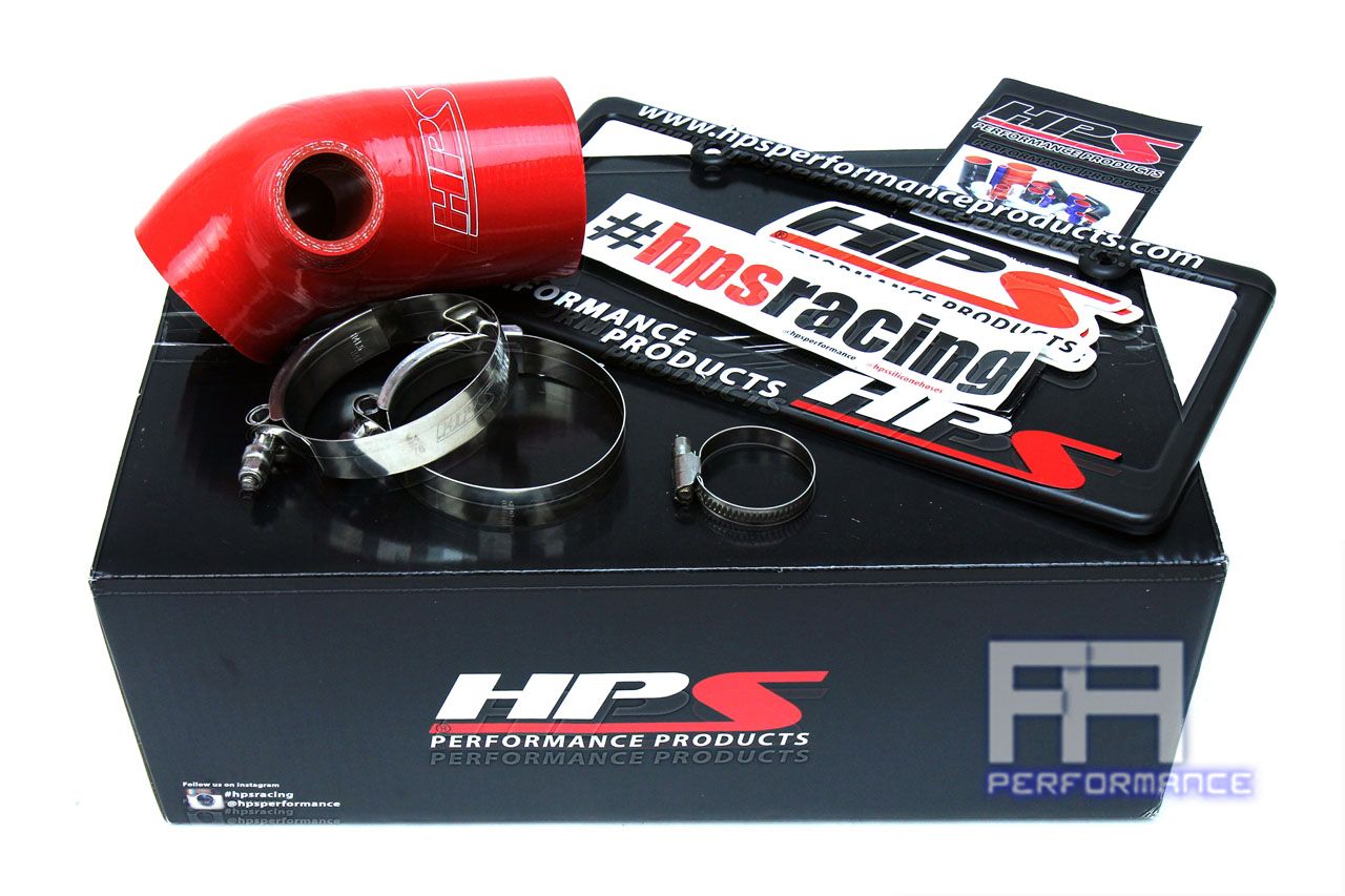HPS Silicone Post MAF Air Intake Hose For Mazda 16-17 Miata 2.0L Skyactiv Red