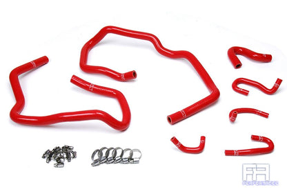 HPS Reinforced Silicone Heater Hose Kit For Toyota 10-14 FJ Cruiser 4.0L V6 Red