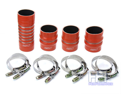 HPS Silicone Intercooler Hose For Dodge 2003-2007 Ram Pickup 5.9L Diesel Red