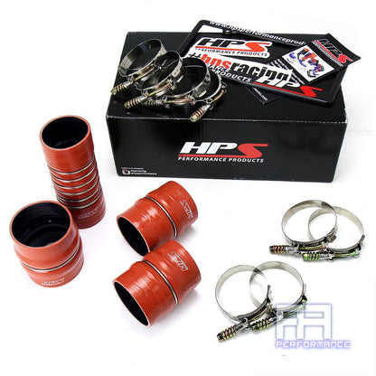 HPS Silicone Intercooler Hose Boots Kit For 07-10 Ram Pickup 6.7L Cummins Diesel