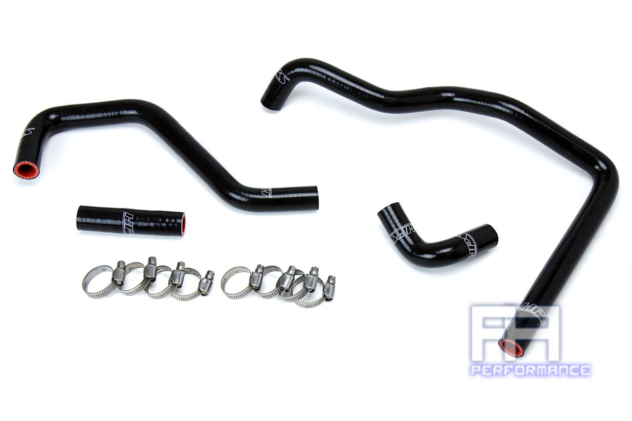 HPS Silicone Heater Hose Kit For Toyota 84-88 Pickup 4Runner 22RE 2.4L LHD Black