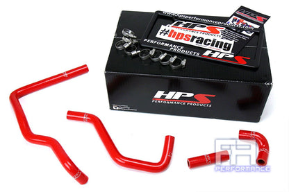 HPS Silicone Heater Hose Kit For Toyota 84-88 Pickup 4Runner 22RE 2.4L LHD Red