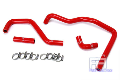 HPS Silicone Heater Hose Kit For Toyota 84-88 Pickup 4Runner 22RE 2.4L LHD Red