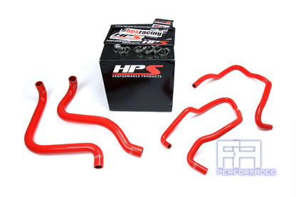 HPS Silicone Radiator + Heater Hose For Jeep 03-06 Wrangler TJ SE 2.4L LHD Red