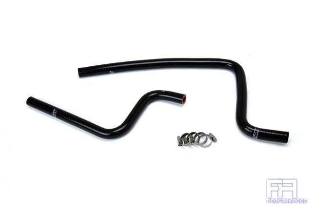 HPS Reinforced Silicone Heater Hose Kit For Jeep 97-02 Wrangler TJ 2.5L Black
