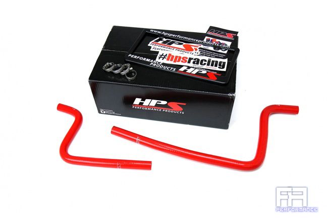 HPS Reinforced Silicone Heater Hose Kit For Jeep 97-02 Wrangler TJ 2.5L Red