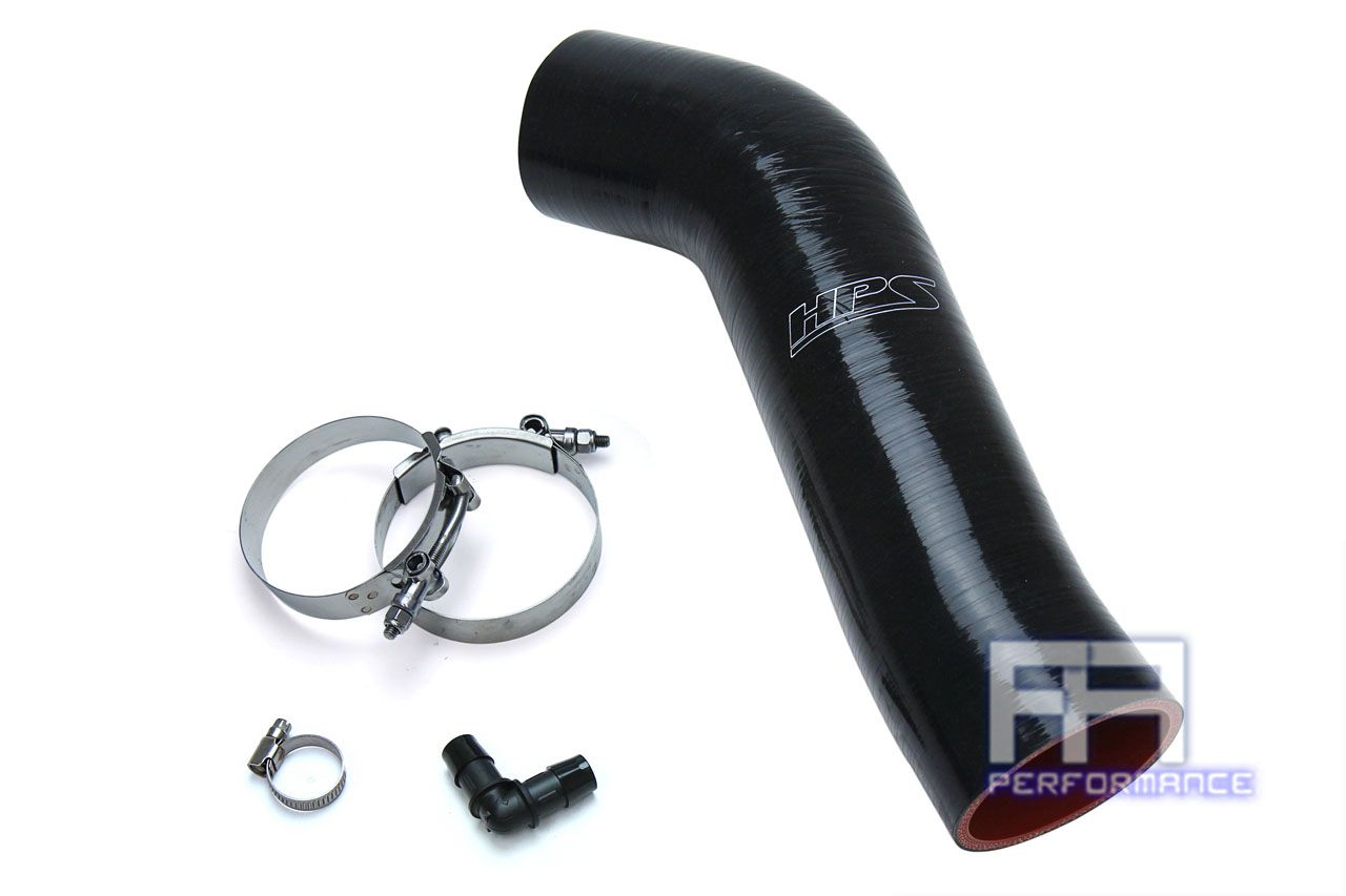 HPS Silicone Air Intake Hose For Infiniti G35 03-06 Sedan, 03-07 Coupe 3.5 Black
