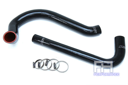 HPS Reinforced Silicone Radiator Hose Kit For Jeep 87-95 Wrangler YJ 2.5L Black