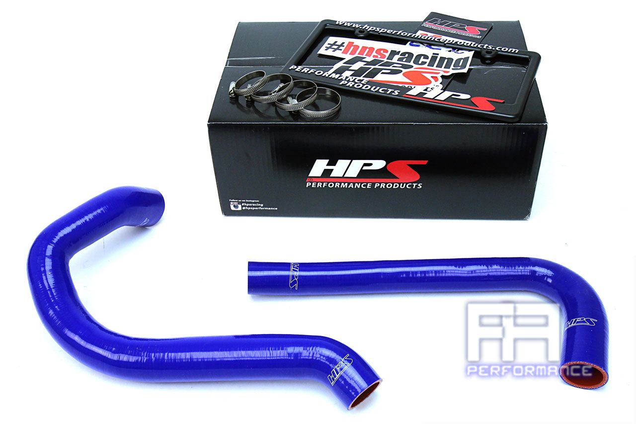 HPS Reinforced Silicone Radiator Hose Kit For Jeep 87-95 Wrangler YJ 2.5L Blue