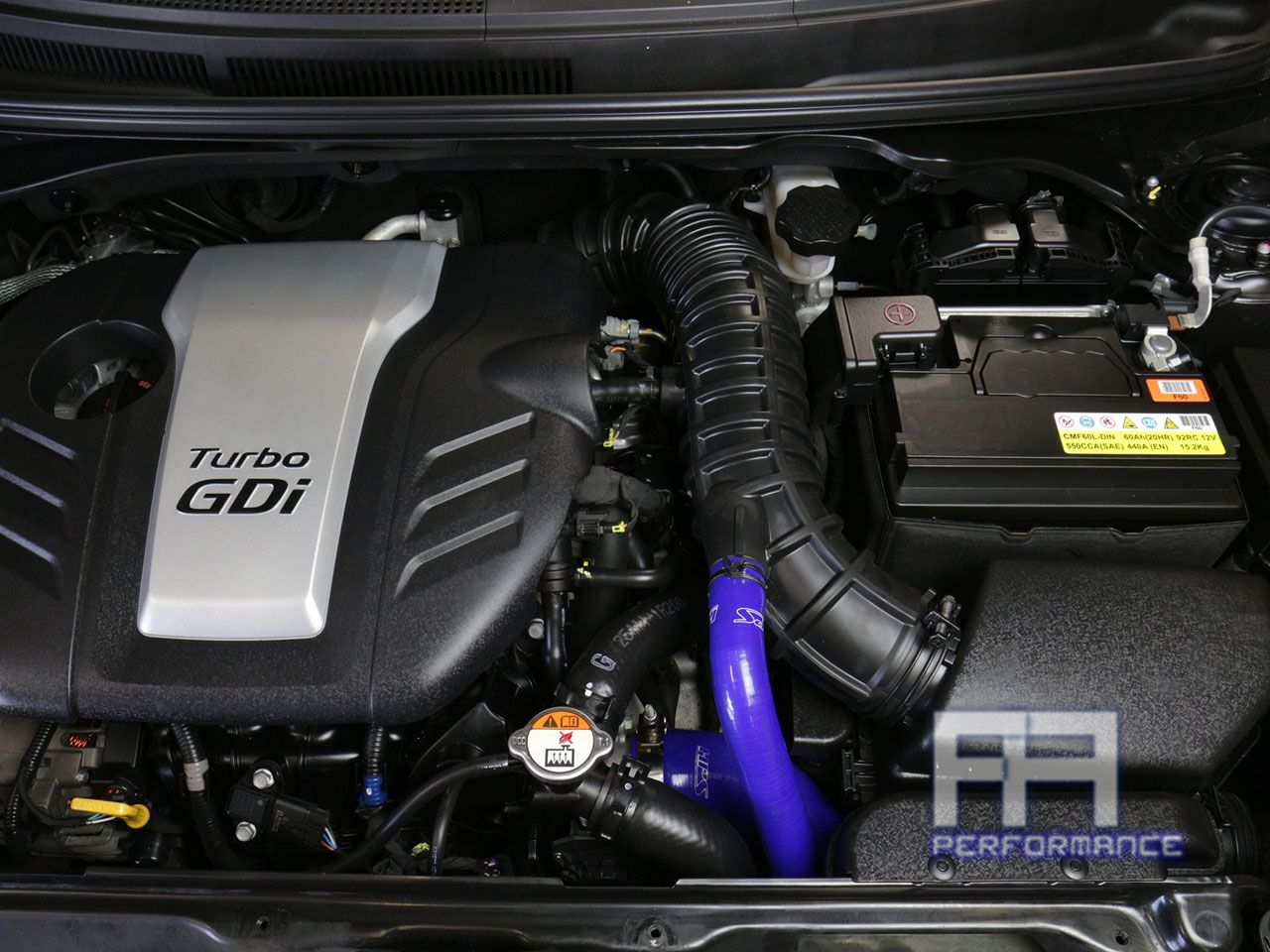 HPS Reinforced Silicone Intercooler Hose Kit For 13-17 Veloster 1.6L Turbo Red