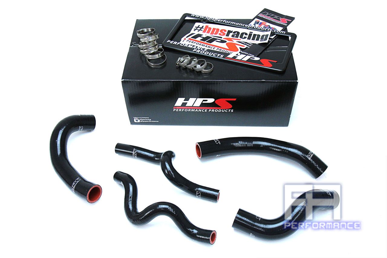 HPS Reinforced Silicone Radiator Hose Kit For 13-17 Veloster 1.6L Turbo Black