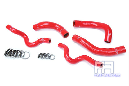 HPS Reinforced Silicone Radiator Hose Kit For 13-17 Veloster 1.6L Turbo Red