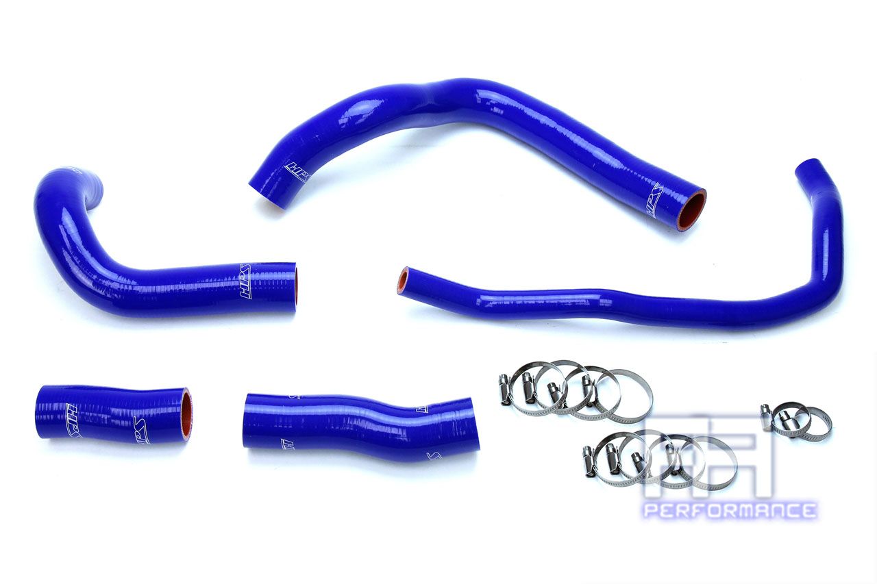 HPS Silicone Radiator Hose Kit For 16-17 RC RC200t GS GS200t 2.0L Turbo Blue