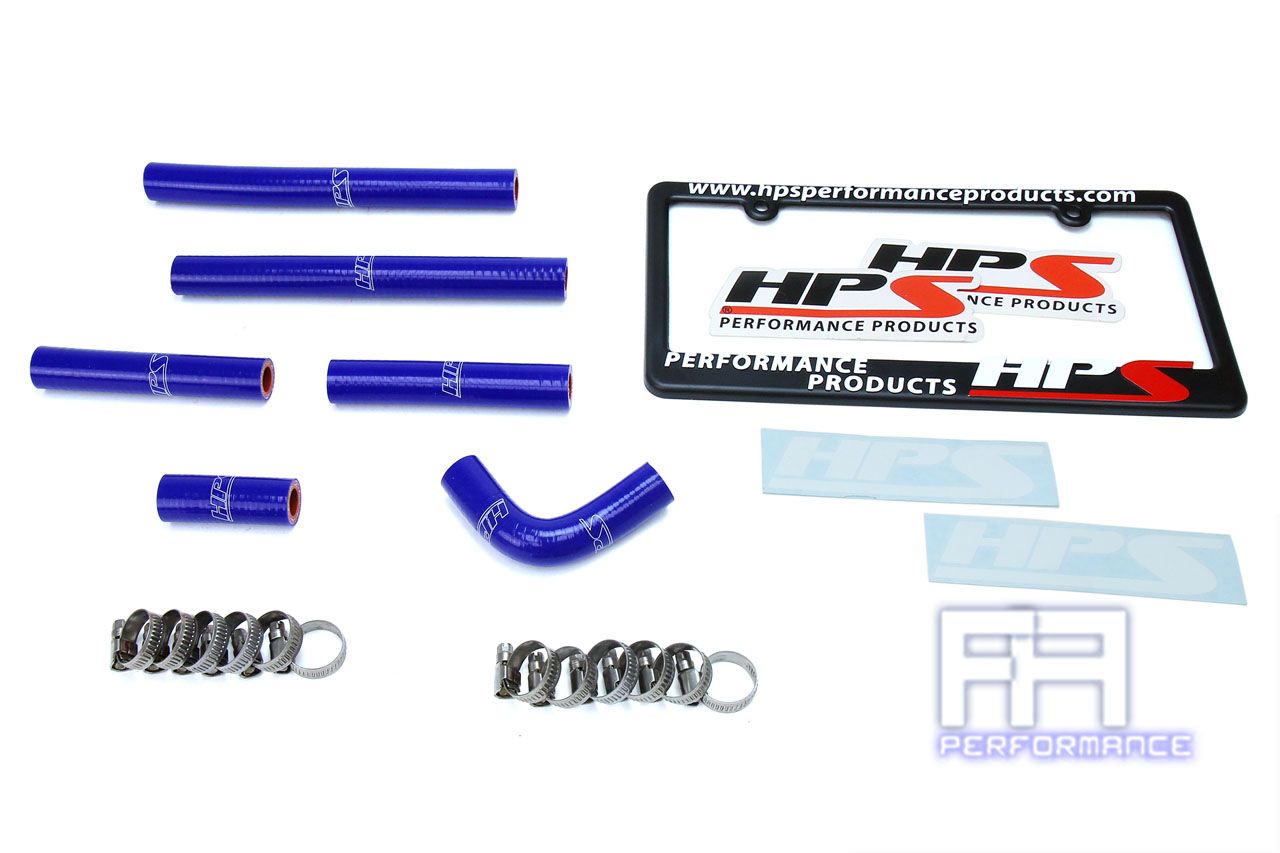 HPS Rear Heater Hose Kit For 96-97 LX450 FJ80 92-97 Land Cruiser FJ80 4.5L Blue