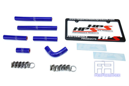 HPS Rear Heater Hose Kit For 96-97 LX450 FJ80 92-97 Land Cruiser FJ80 4.5L Blue
