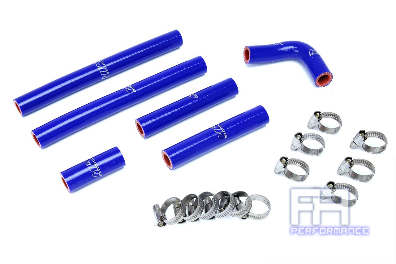 HPS Rear Heater Hose Kit For 96-97 LX450 FJ80 92-97 Land Cruiser FJ80 4.5L Blue
