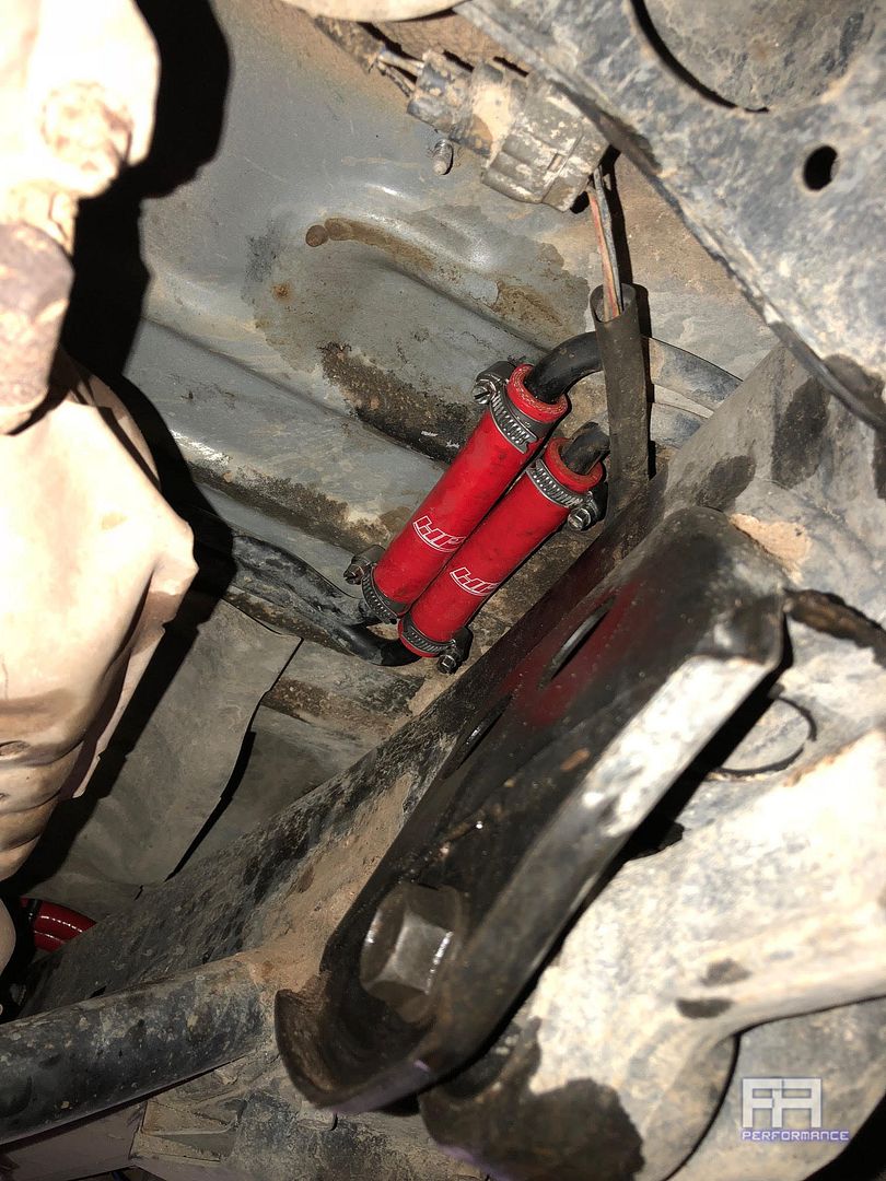 HPS Rear Heater Hose For 96-97 LX450 FJ80 92-97 Land Cruiser FJ80 4.5L Black