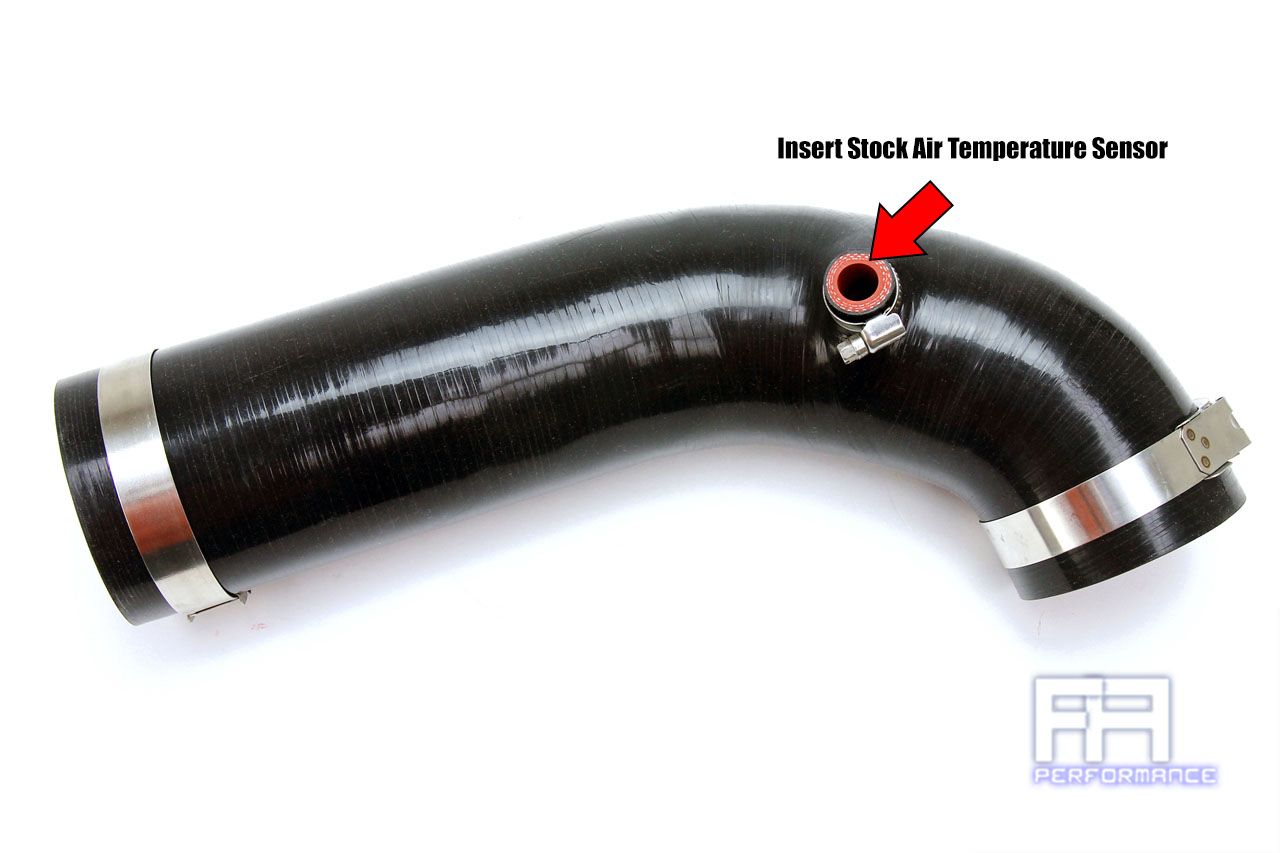 HPS Silicone Air Intake Hose For Jeep 12-17 Wrangler JK Unlimited 3.6L V6 Black