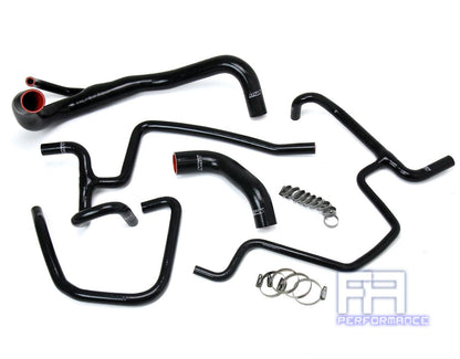 HPS Silicone Radiator + Heater Hose Kit For 11-17 Charger 5.7L V8 Pursuit Black