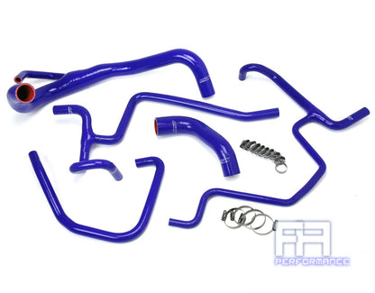HPS Silicone Radiator + Heater Hose Kit For 11-17 Charger 5.7L V8 Pursuit Blue