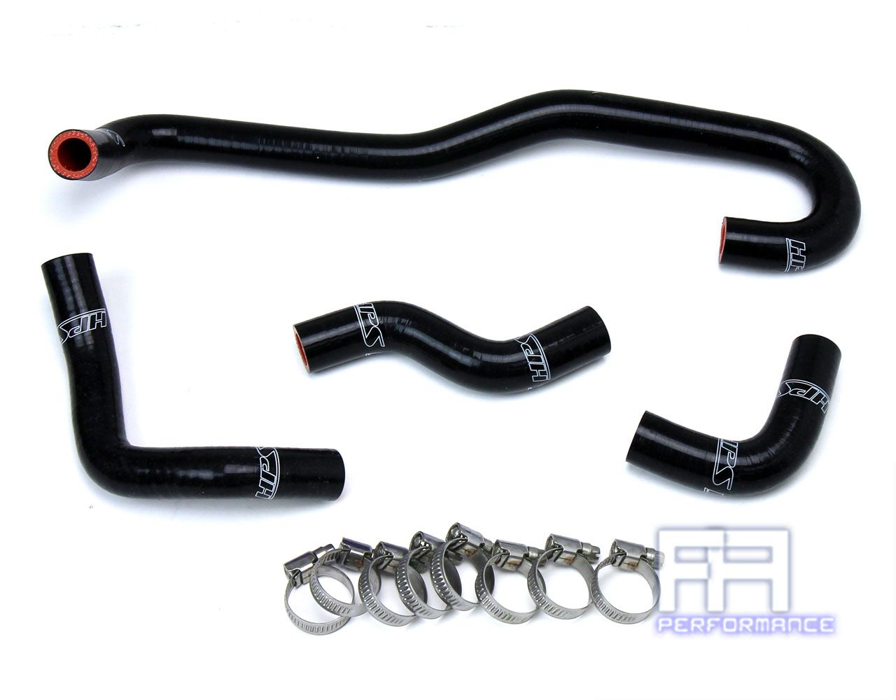 HPS Reinforced Heater Hose Kit For Toyota 89-92 Pickup 4Runner 3.0L V6 LHD Black