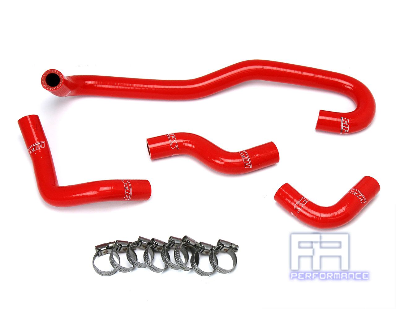 HPS Silicone Heater Hose Kit For Toyota 89-92 4Runner Pickup 3.0L V6 LHD Red