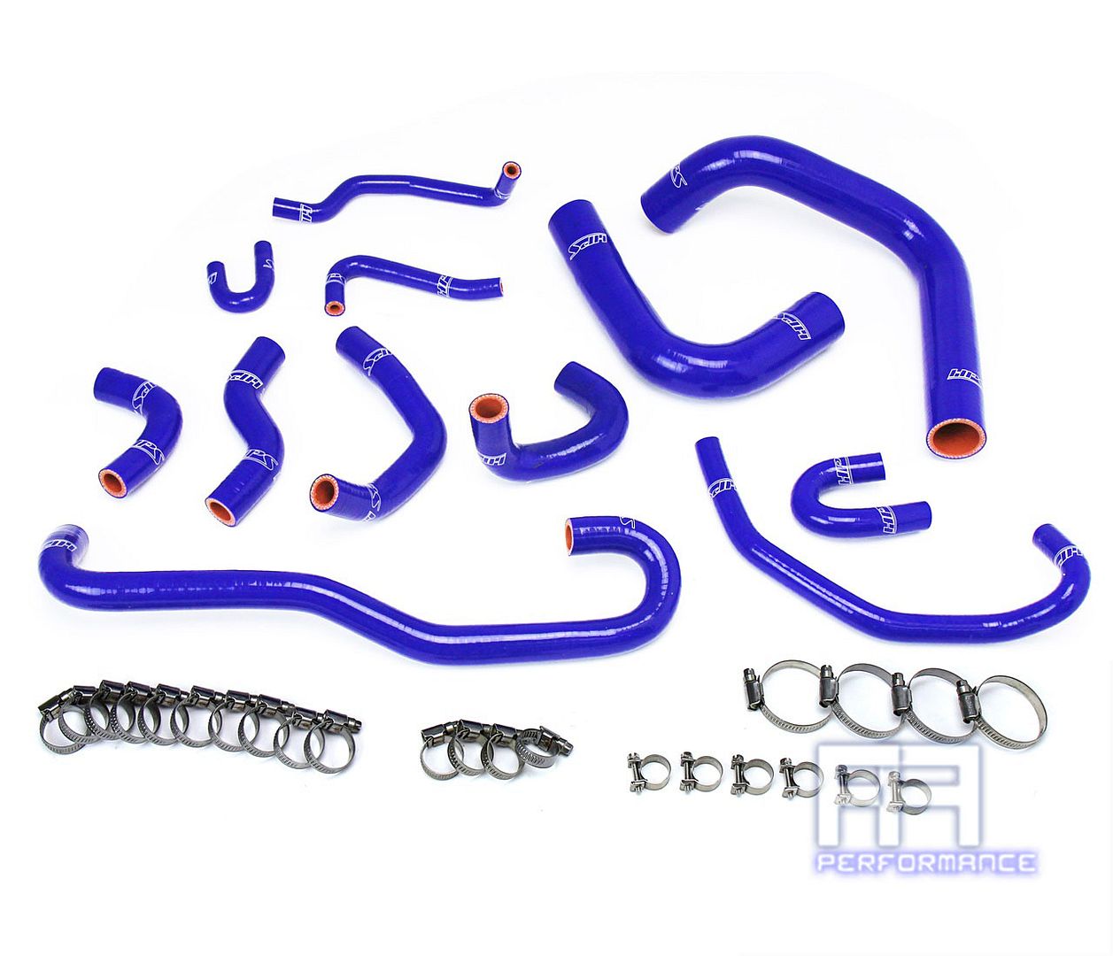 HPS Silicone Radiator + Heater Hose Kit For 89-92 4Runner Pickup 3.0 V6 LHD Blue