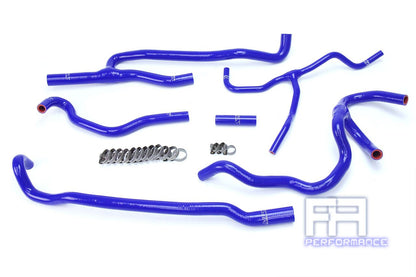 HPS Reinforced Silicone Heater Hose For Chevy 16-17 Camaro SS Coupe 6.2L V8 Blue