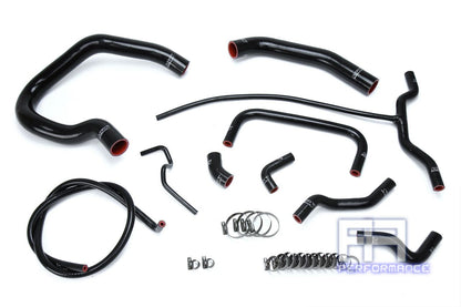 HPS Reinforce Silicone Radiator + Heater Hose For Ford 04-11 Ranger 4.0 V6 Black