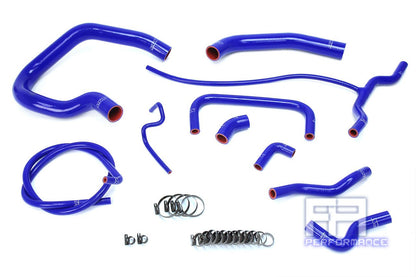 HPS Reinforce Silicone Radiator + Heater Hose For Ford 04-11 Ranger 4.0L V6 Blue