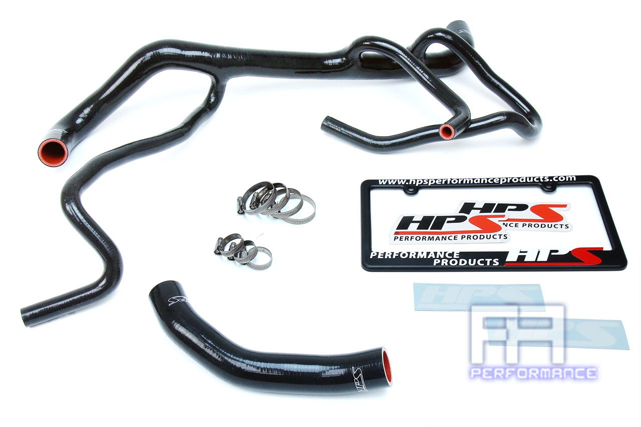 HPS Silicone Radiator Hose Kit For Chevy 16-17 Camaro SS Coupe 6.2L V8 Black