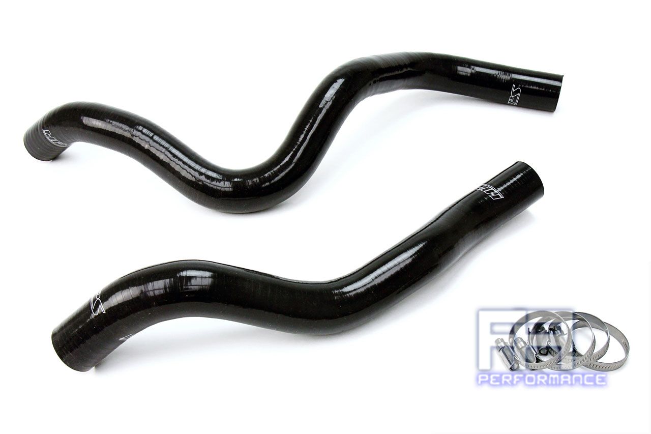 HPS Silicone Radiator Hose Kit For 17-18 Ridgeline, 16-18 Pilot 3.5L V6 Black