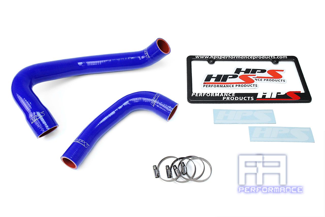 HPS Reinforced Silicone Radiator Hose Kit For Jeep 00-06 Wrangler TJ 4.0L Blue