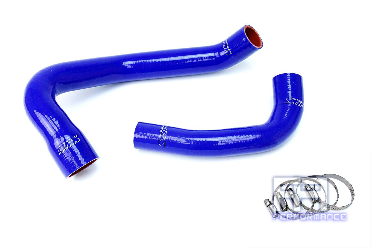 HPS Reinforced Silicone Radiator Hose Kit For Jeep 00-06 Wrangler TJ 4.0L Blue